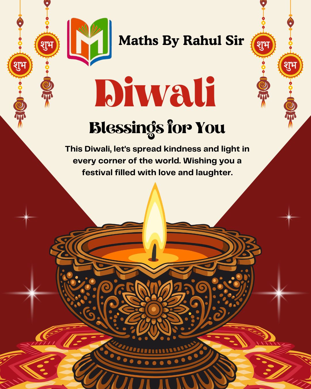 Maths By Rahul Sir Wishing you Happy Diwali