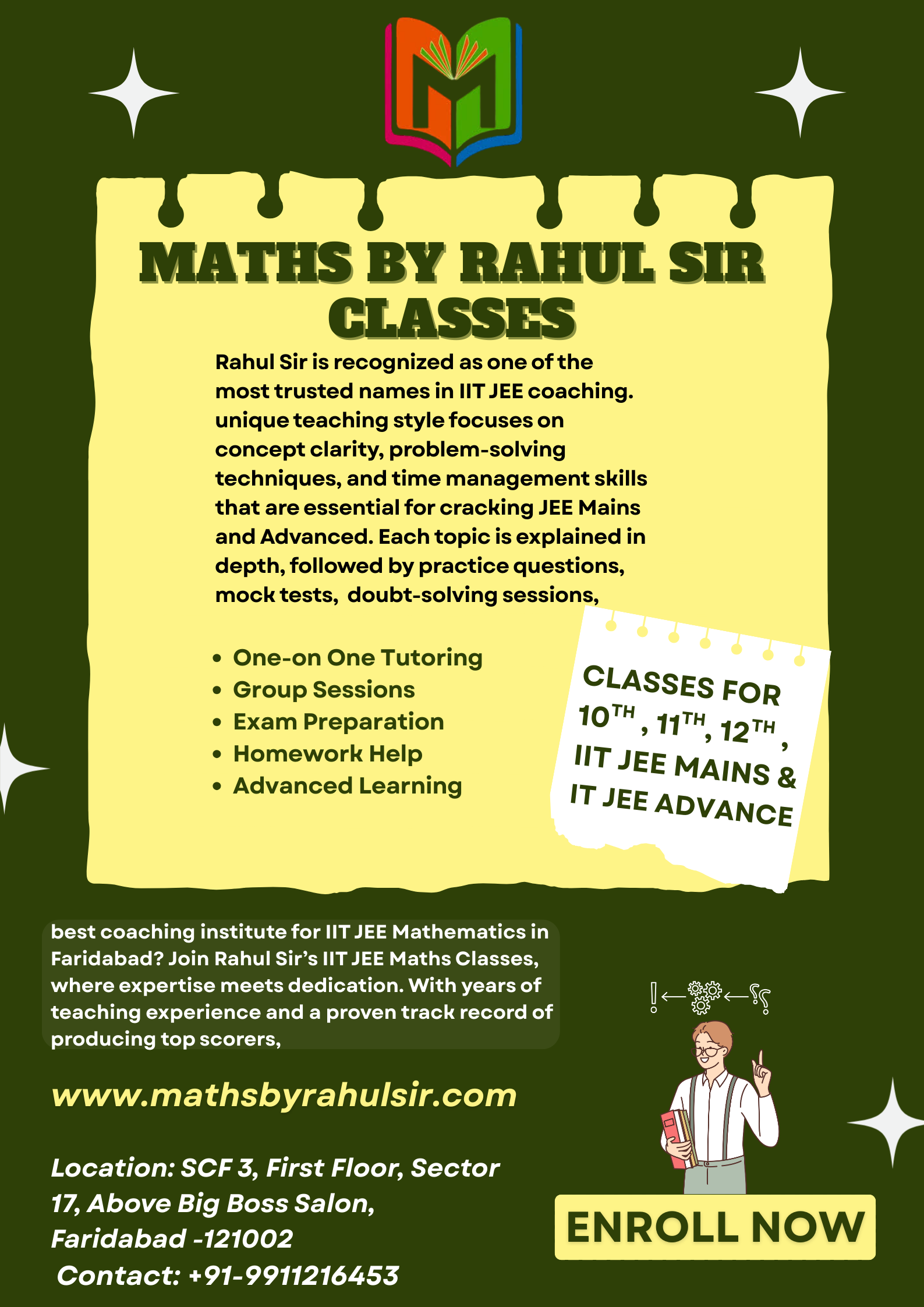 Maths By Rahul Sir Institute In Faridabad
