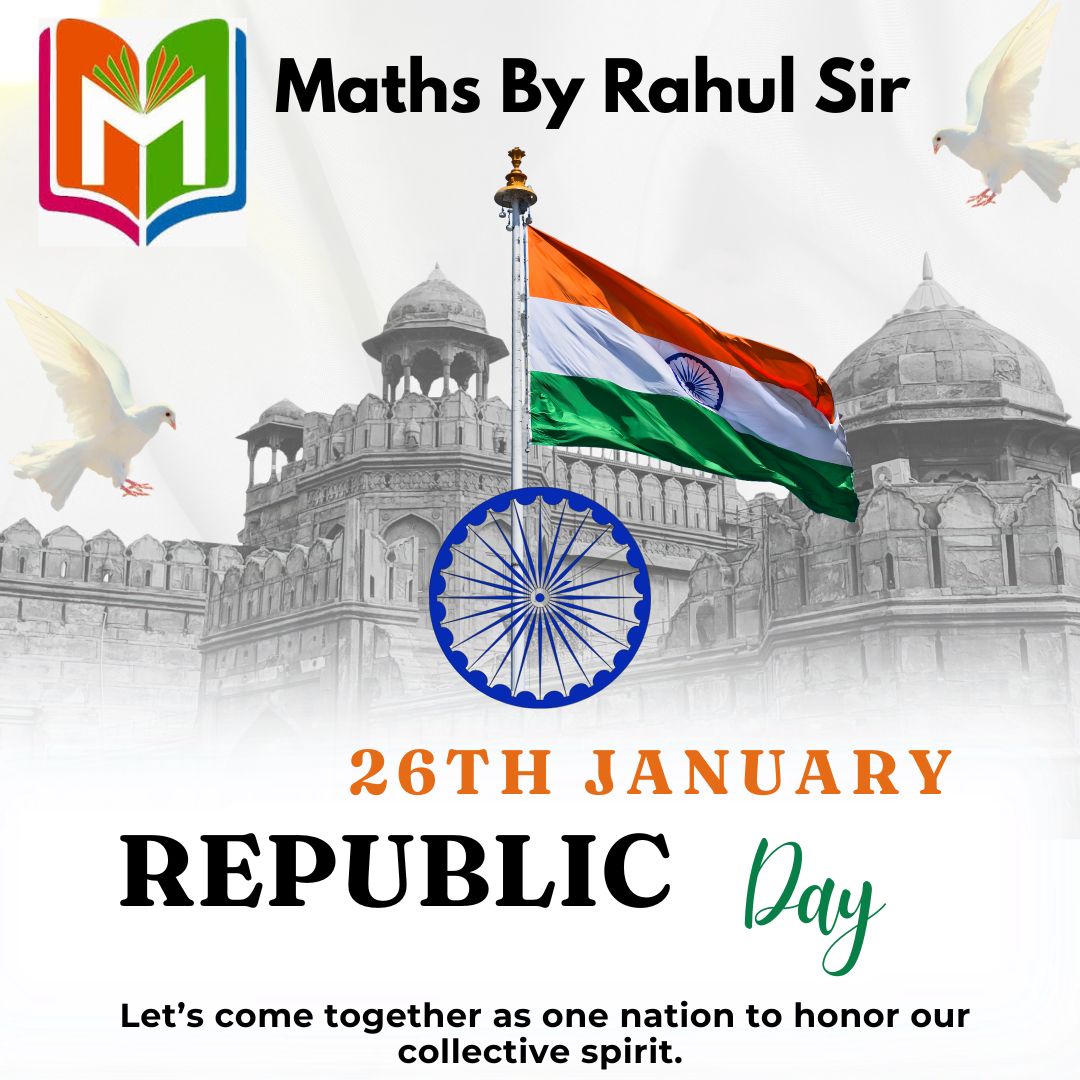 Happy Republic Day 2026  Maths by Rahul Sir Institute